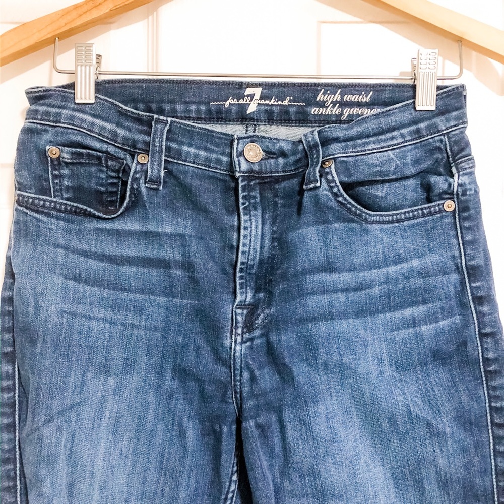 7 For All Mankind High Waist Ankle Gwenevere Jeans
